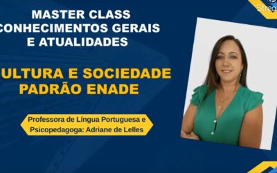 FAD promove Aula 01 do módulo MasterClass de Conhecimentos Gerais no curso de Pedagogia