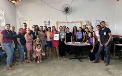 Atividade prática sobre educação inclusiva envolve alunos da FAD, do povoado Santa Maria, em Sítio Novo (MA)