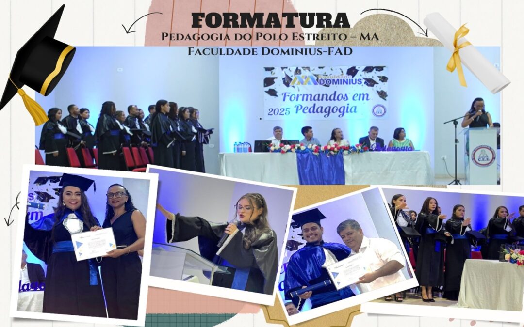 Colação de Grau marca noite solene e emocionante para formandos de Pedagogia do Polo Estreito – MA