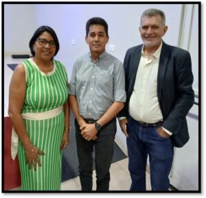 Profª. Cristiane, o Ex. Prefeito de Estreito-MA